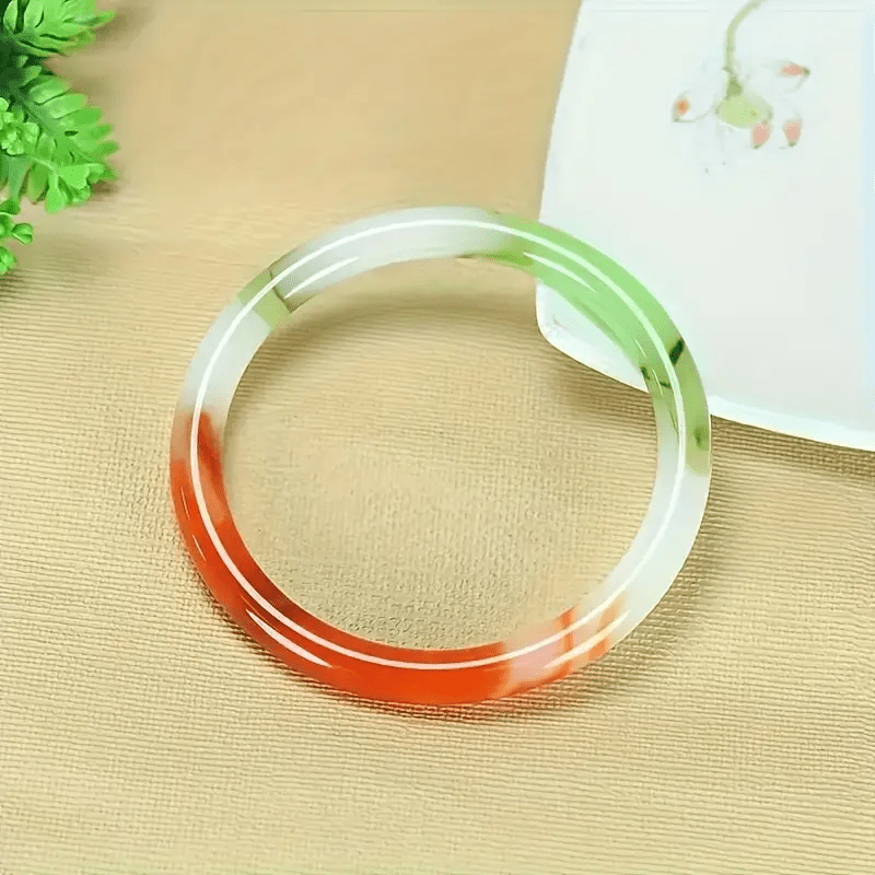 Men's Natural Stone Bracelet, Elegant Gradient Design